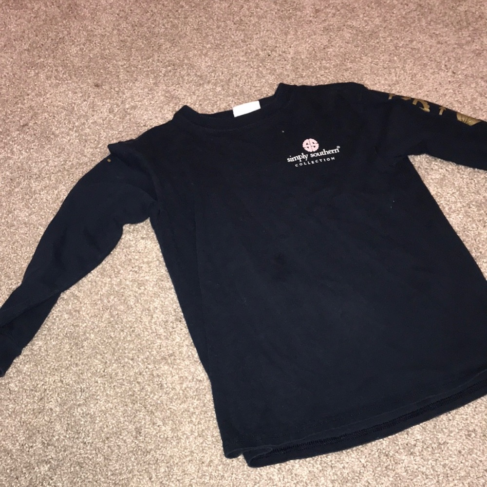 Girls simply southern long sleeve shirt